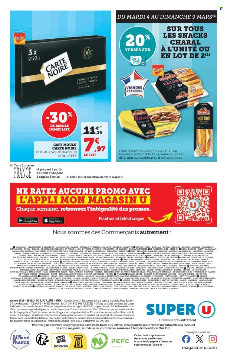 Catalogue SUPER U - 04/03/2025 - 16/03/2025. Page 36