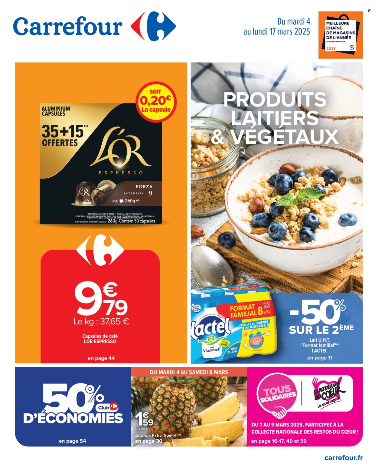 Catalogue Carrefour Hypermarchés - 04/03/2025 - 17/03/2025. Page 1