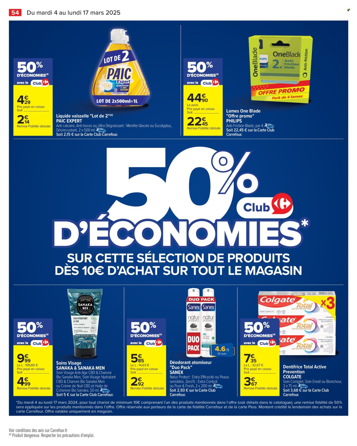 Catalogue Carrefour Hypermarchés - 04/03/2025 - 17/03/2025. Page 56