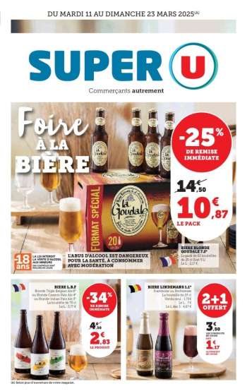 Catalogue SUPER U - 11/03/2025 - 23/03/2025.
