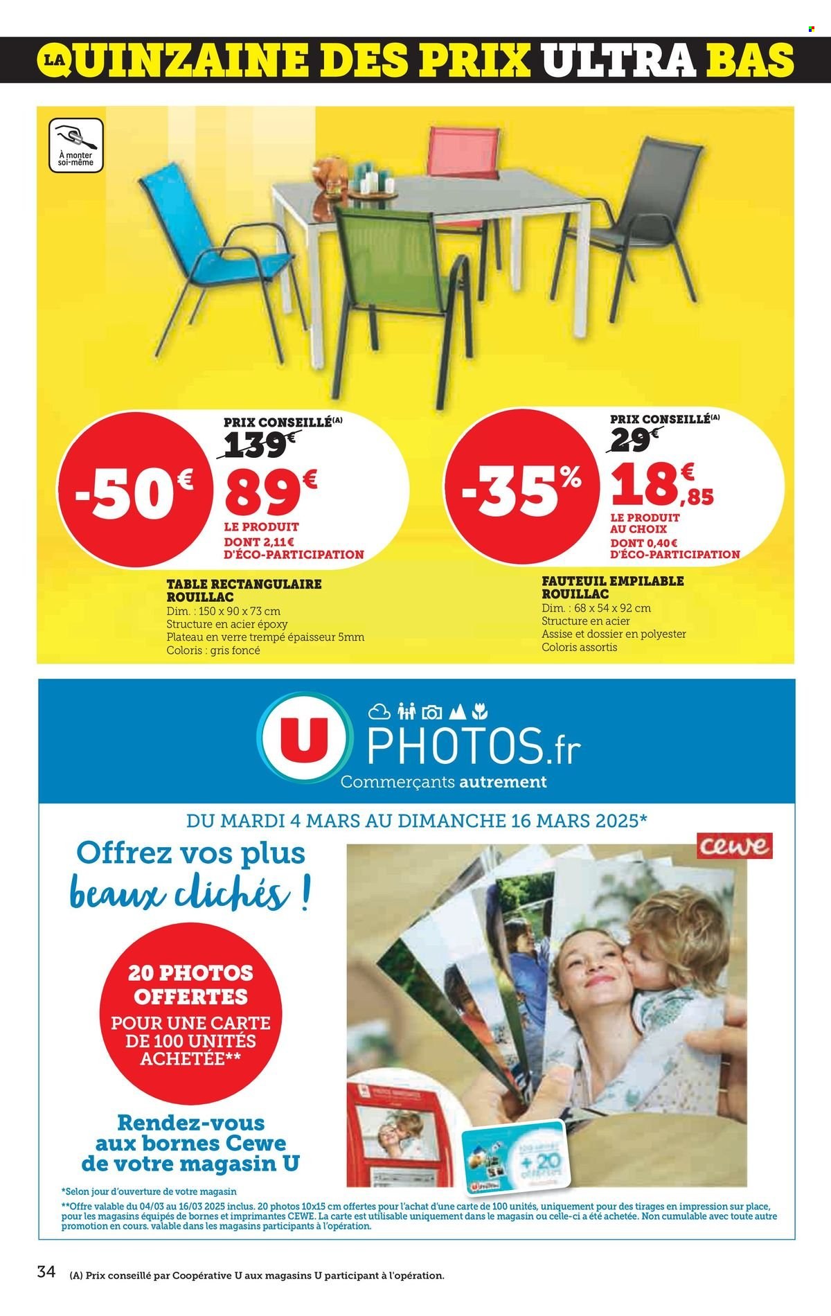 Catalogue SUPER U - 04/03/2025 - 16/03/2025. Page 34