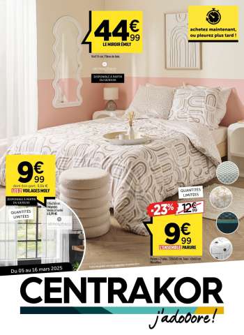 Catalogue Centrakor - 05/03/2025 - 16/03/2025.