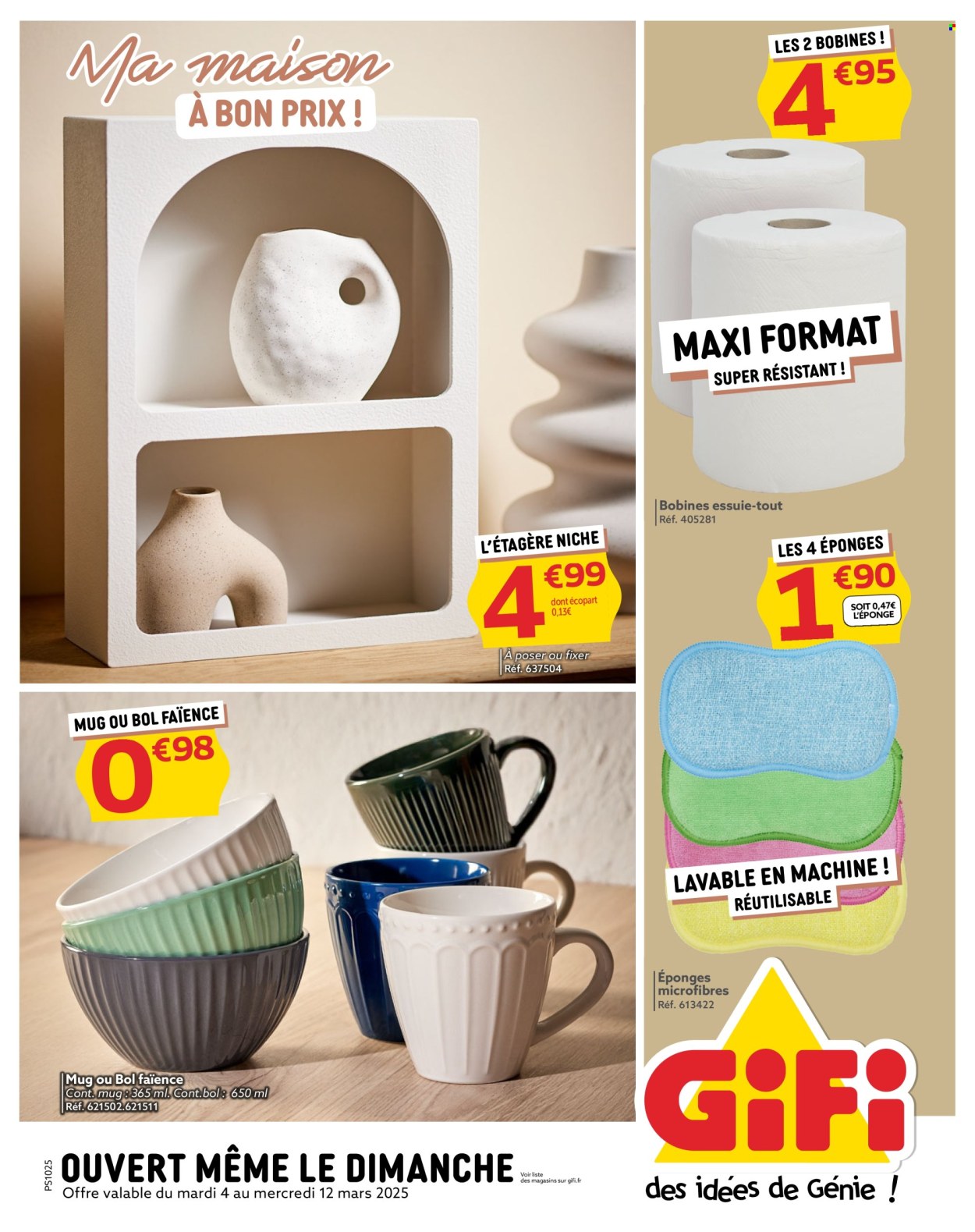 Catalogue GiFi - 04/03/2025 - 12/03/2025. Page 1
