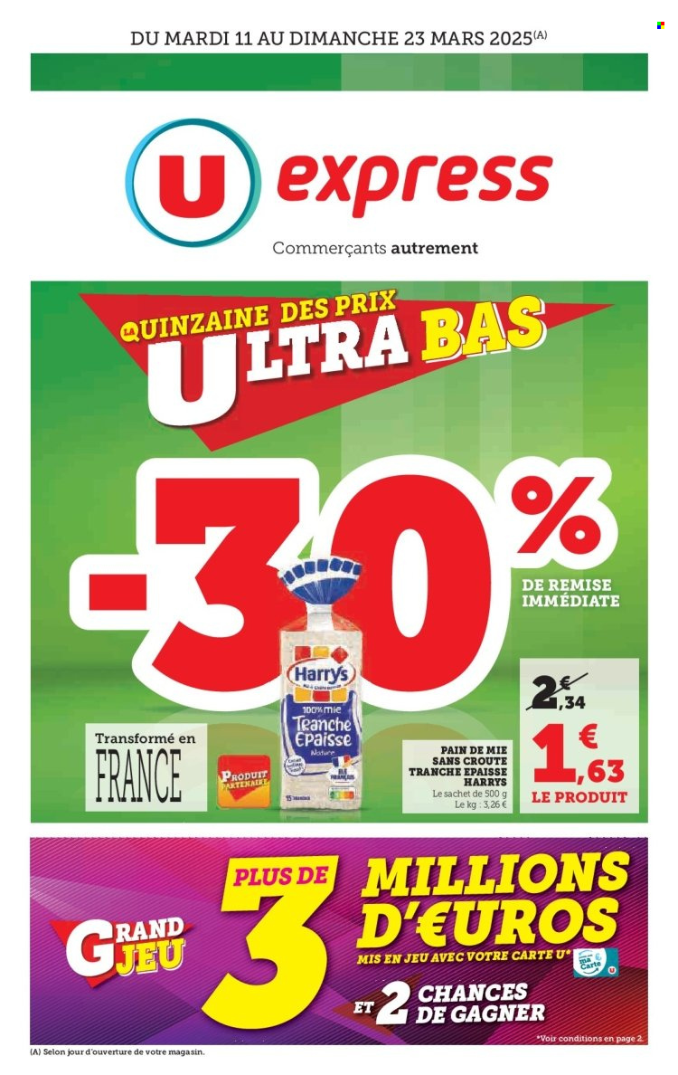 Catalogue U express - 11/03/2025 - 23/03/2025. Page 1