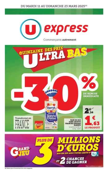 Catalogue U express - 11/03/2025 - 23/03/2025.