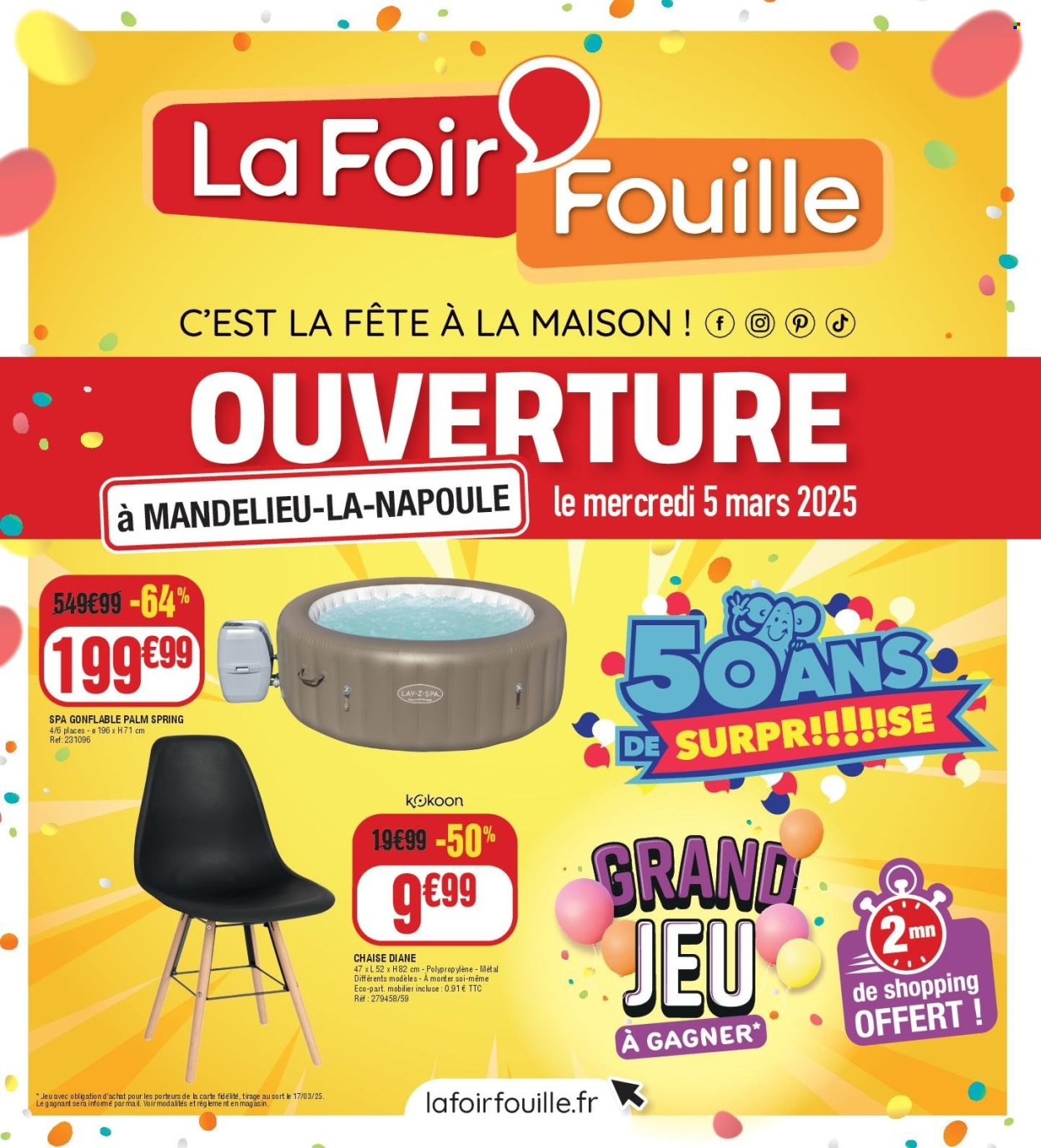Catalogue La Foir'Fouille - 05/03/2025 - 16/03/2025. Page 1