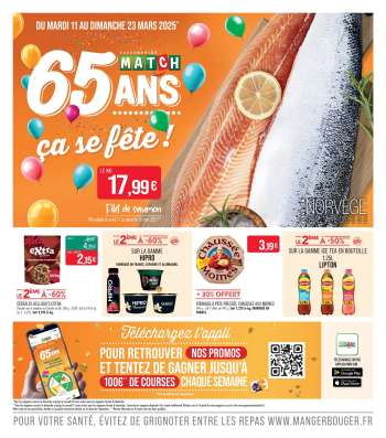 Catalogue Supermarché Match - 11/03/2025 - 23/03/2025.