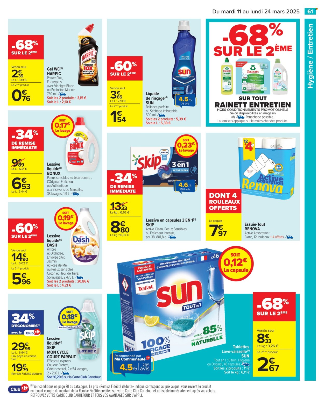 Catalogue Carrefour Hypermarchés - 11/03/2025 - 24/03/2025. Page 63