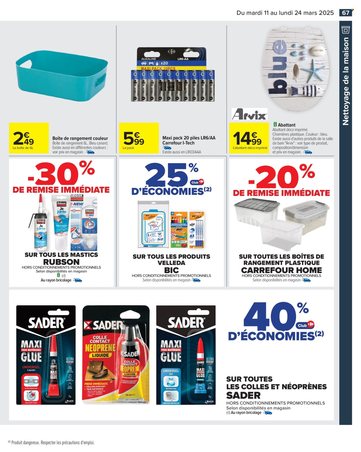 Catalogue Carrefour Hypermarchés - 11/03/2025 - 24/03/2025. Page 69