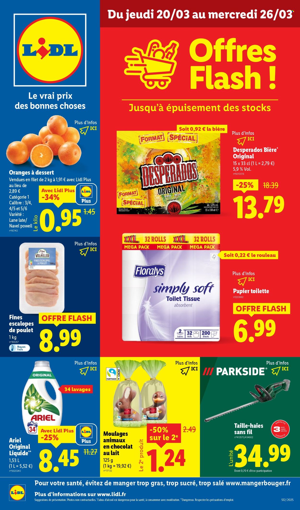 Catalogue Lidl - 20/03/2025 - 26/03/2025. Page 1