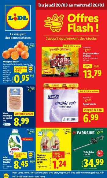 Catalogue Lidl - 20/03/2025 - 26/03/2025.
