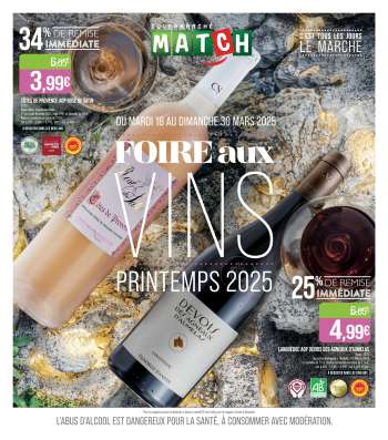 Catalogue Supermarché Match - 18/03/2025 - 30/03/2025.