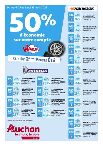 Catalogue Auchan - 25/03/2025 - 31/03/2025.