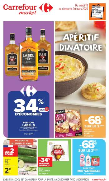 Catalogue Carrefour Market - 18/03/2025 - 30/03/2025.