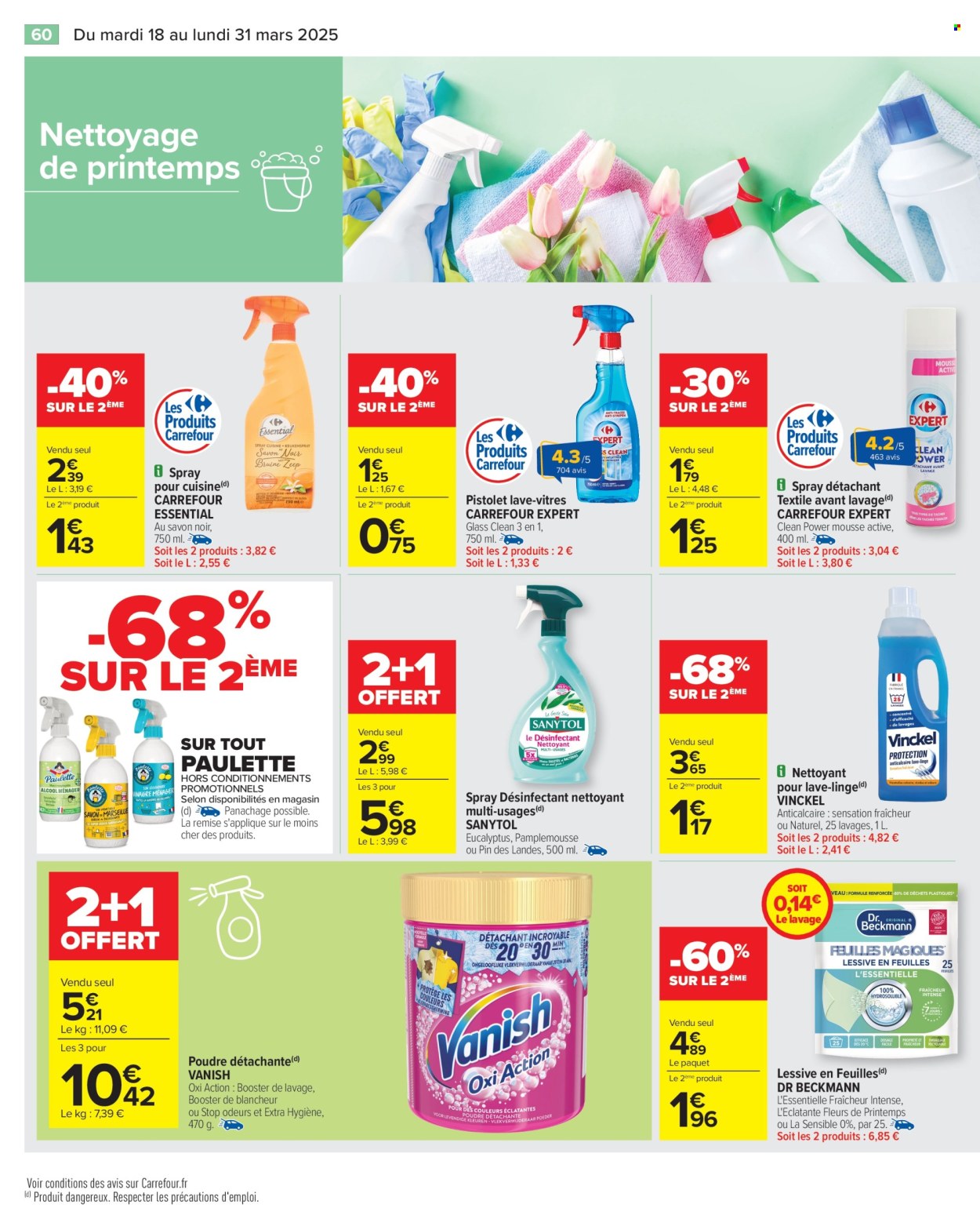 Catalogue Carrefour Hypermarchés - 18/03/2025 - 31/03/2025. Page 62