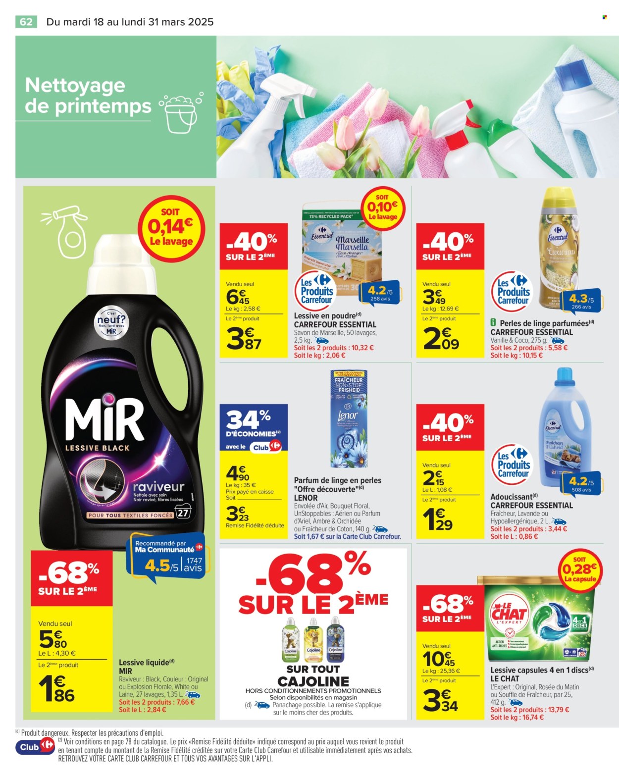 Catalogue Carrefour Hypermarchés - 18/03/2025 - 31/03/2025. Page 64