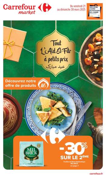 Catalogue Carrefour Market - 21/03/2025 - 30/03/2025.