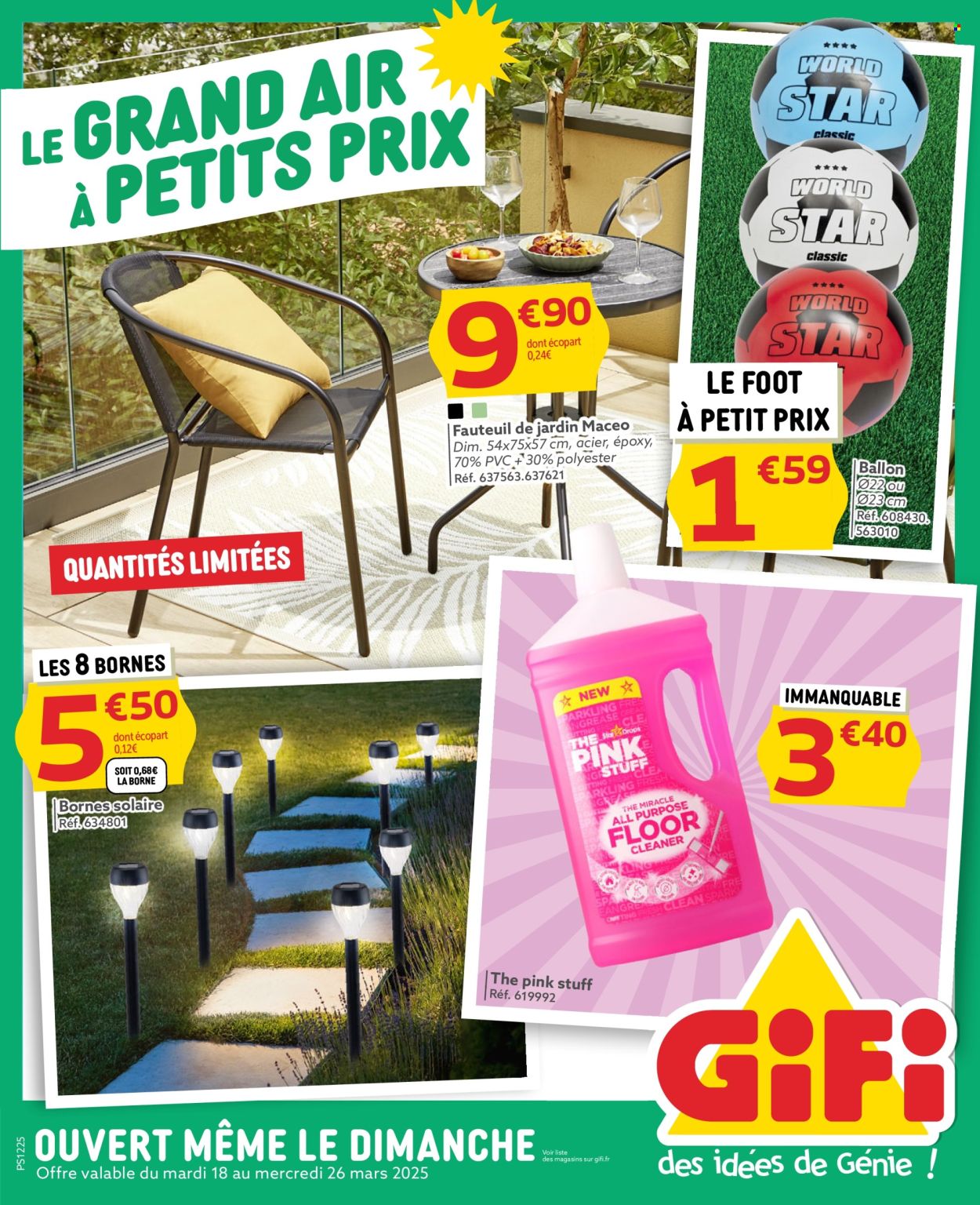 Catalogue GiFi - 18/03/2025 - 26/03/2025. Page 1