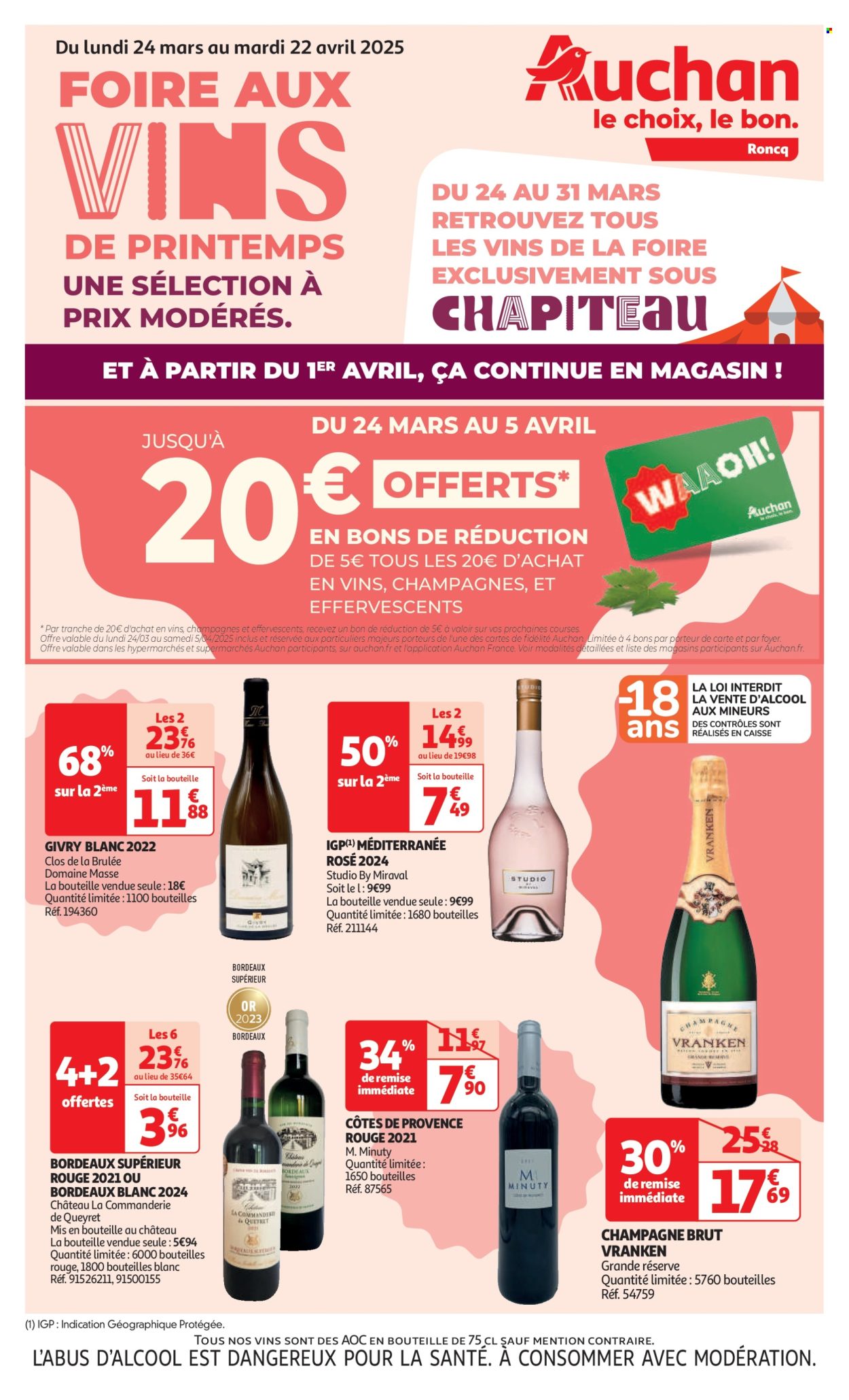 Catalogue Auchan - 24/03/2025 - 22/04/2025. Page 1
