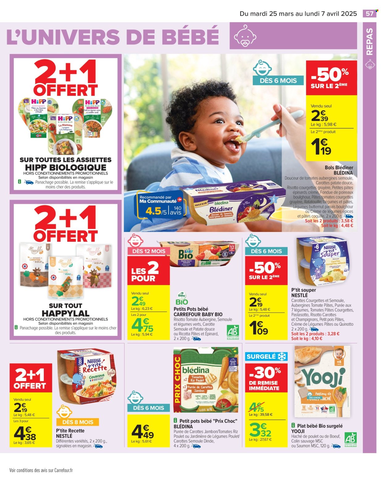 Catalogue Carrefour Hypermarchés - 25/03/2025 - 07/04/2025. Page 61