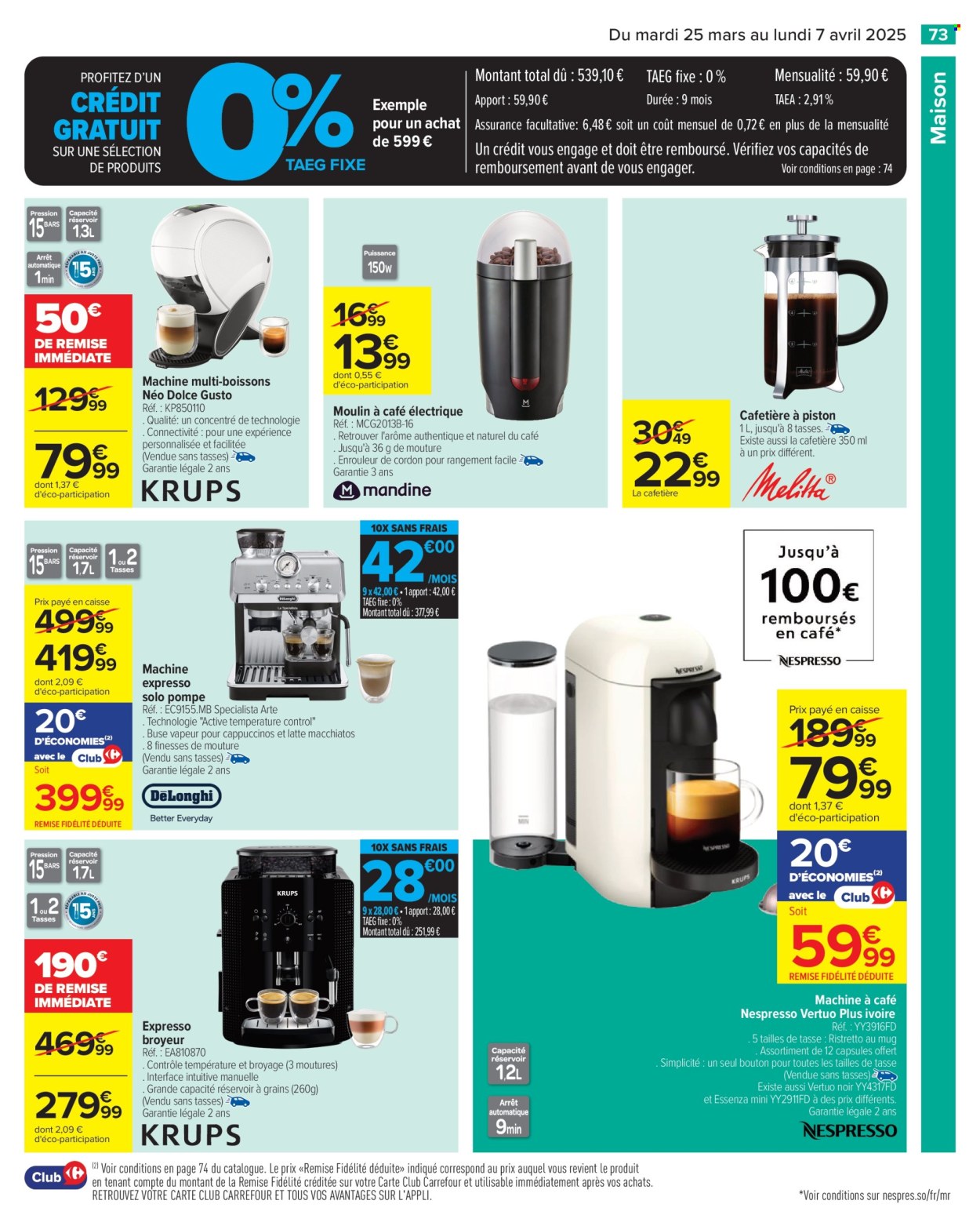 Catalogue Carrefour Hypermarchés - 25/03/2025 - 07/04/2025. Page 77