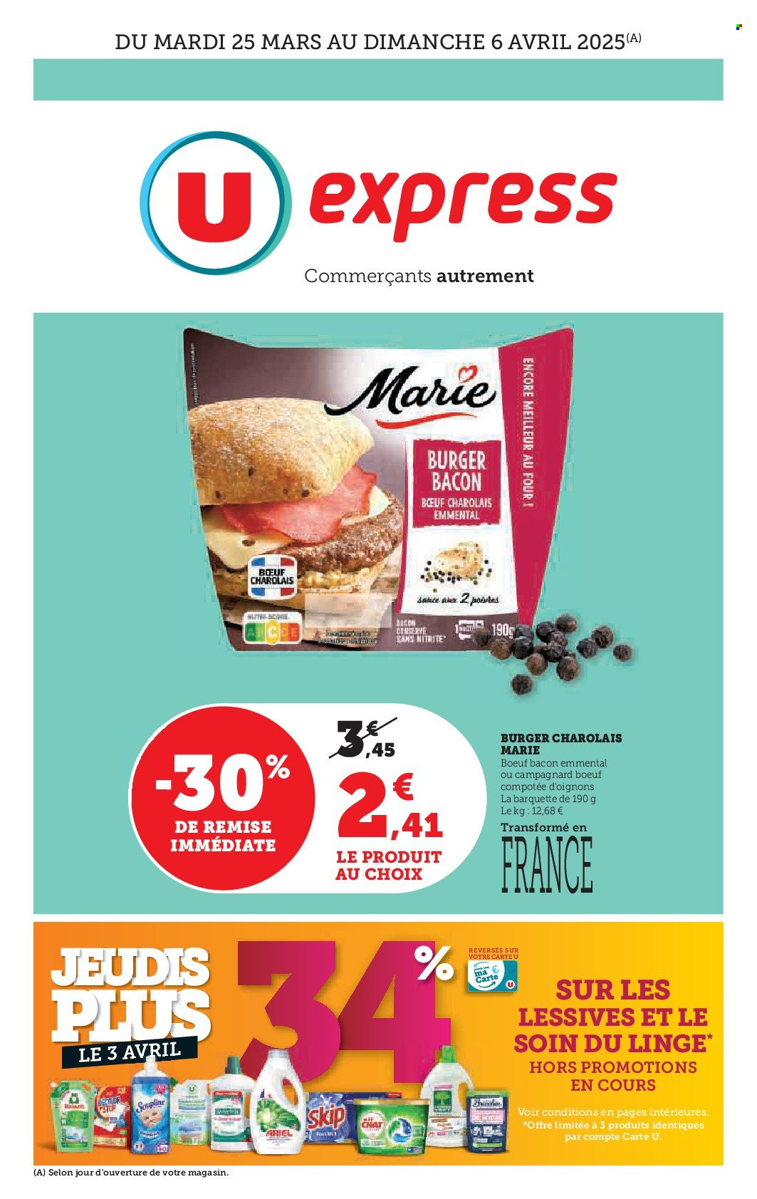 Catalogue U express - 25/03/2025 - 06/04/2025. Page 1