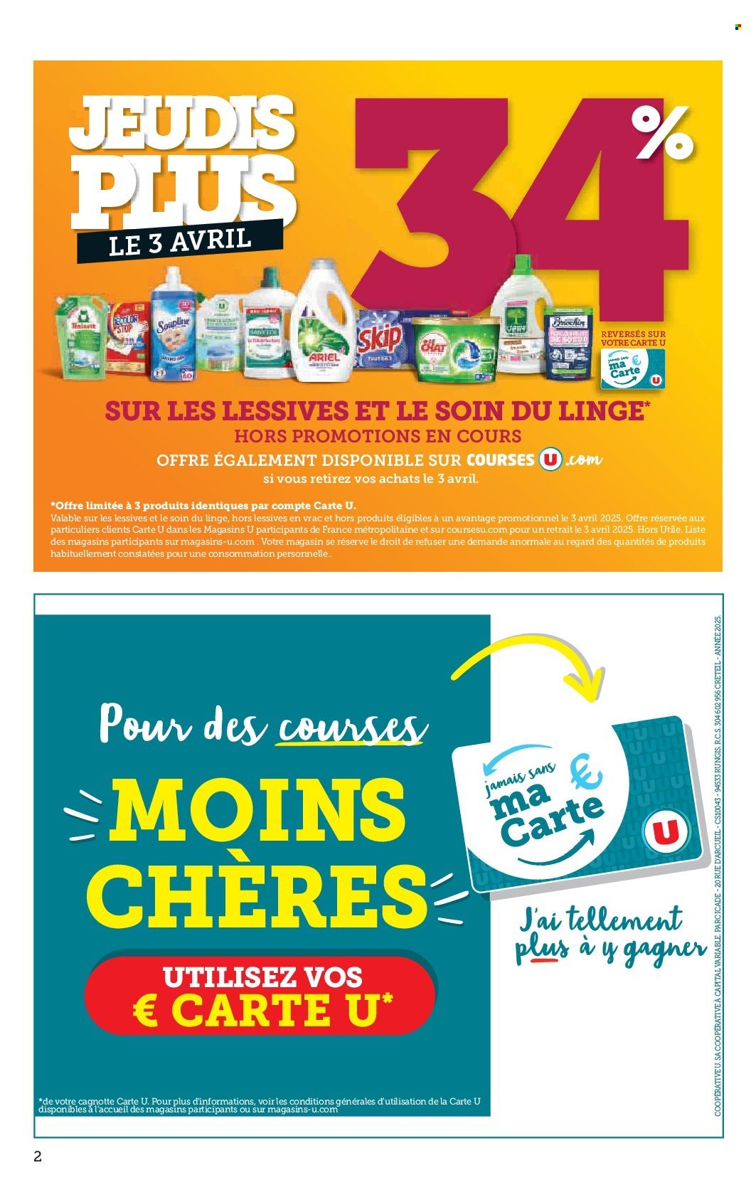 Catalogue U express - 25/03/2025 - 06/04/2025. Page 2