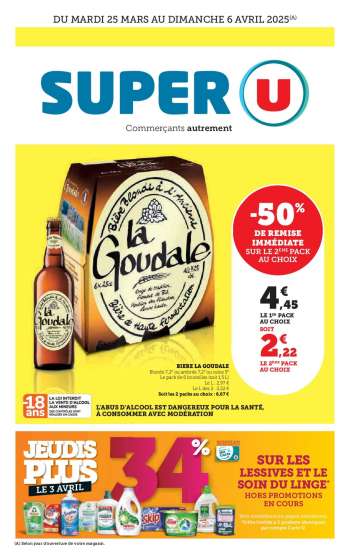 Catalogue SUPER U - 25/03/2025 - 06/04/2025.