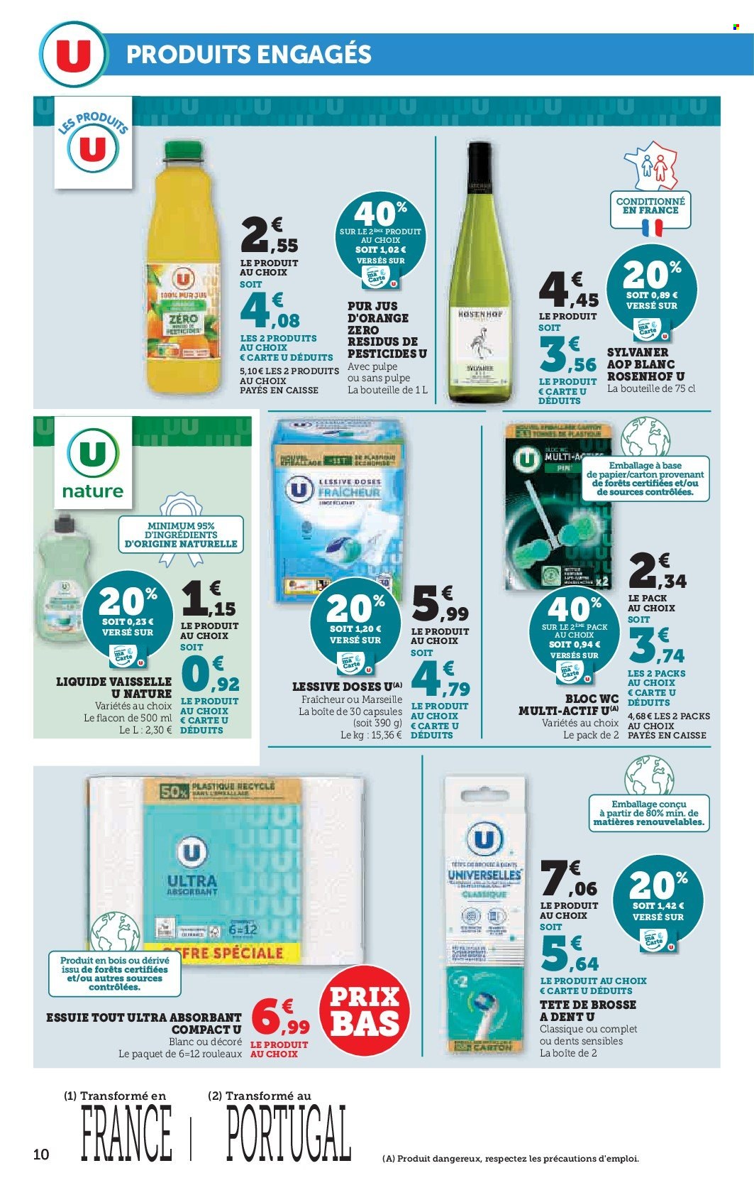 Catalogue SUPER U - 25/03/2025 - 06/04/2025. Page 10