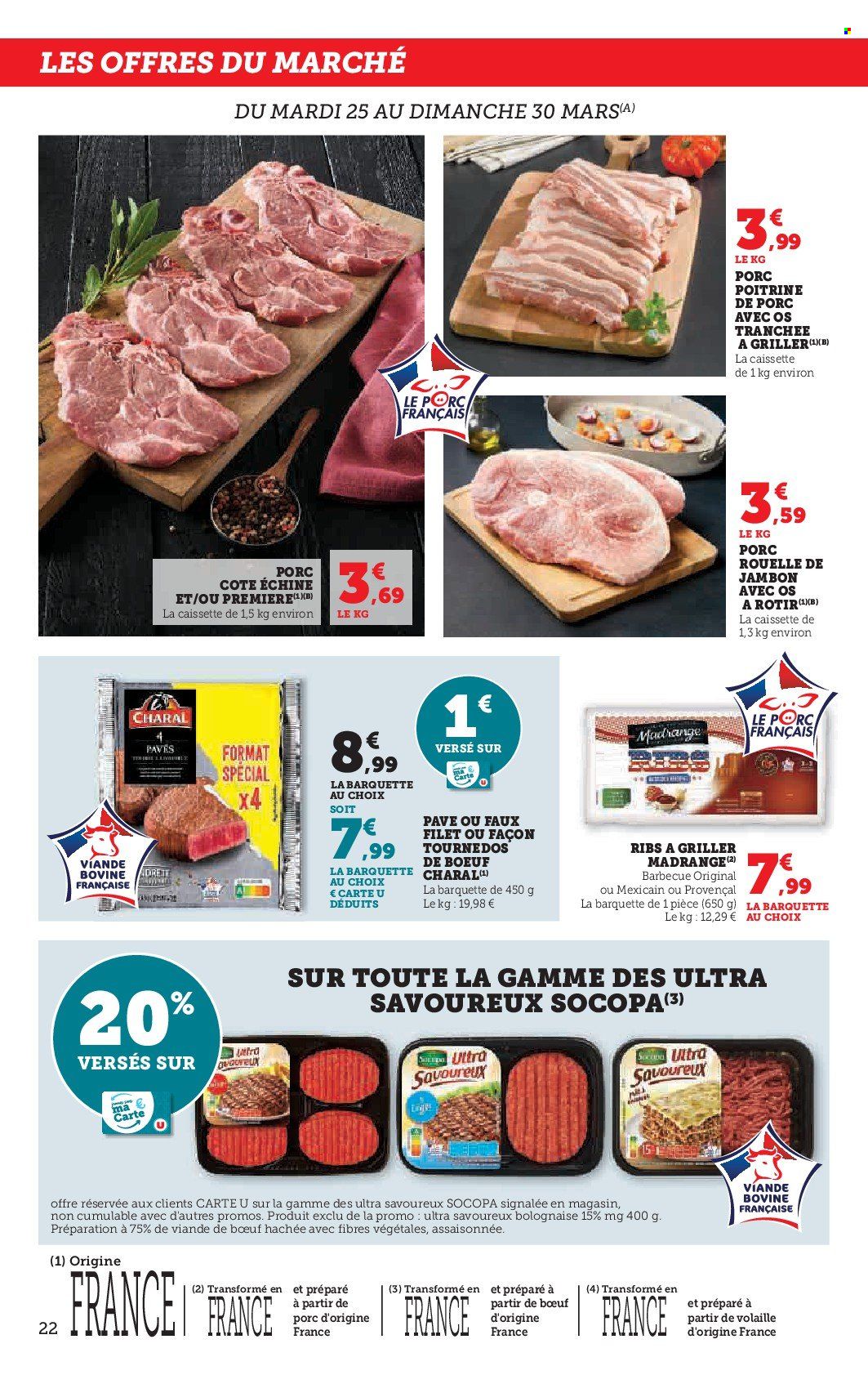 Catalogue SUPER U - 25/03/2025 - 06/04/2025. Page 22