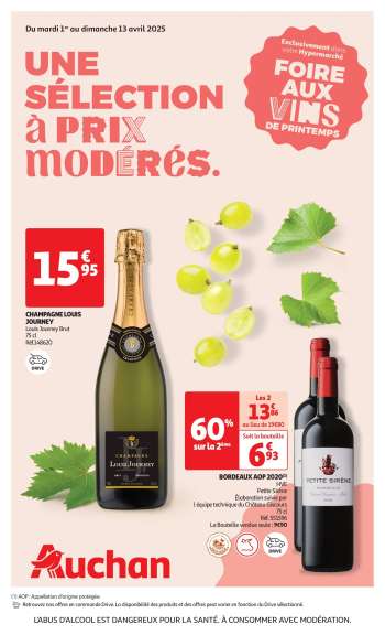 Catalogue Auchan - 01/04/2025 - 13/04/2025.