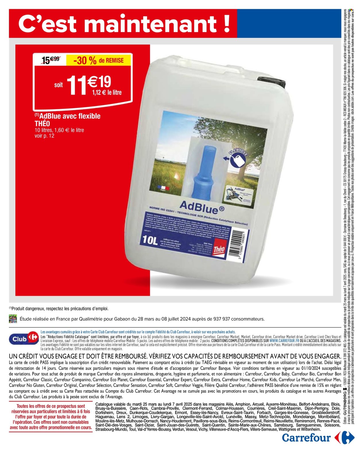 Catalogue Carrefour Hypermarchés - 25/03/2025 - 07/04/2025. Page 20