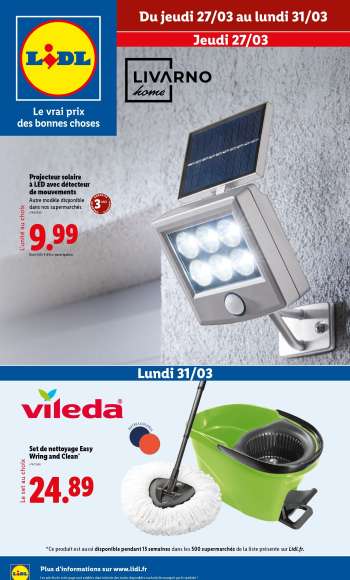 Catalogue Lidl - 27/03/2025 - 31/03/2025.