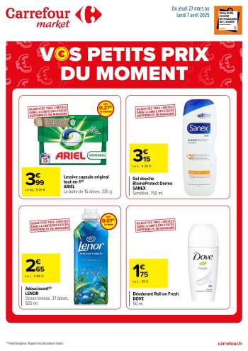 Catalogue Carrefour Market - 27/03/2025 - 07/04/2025.