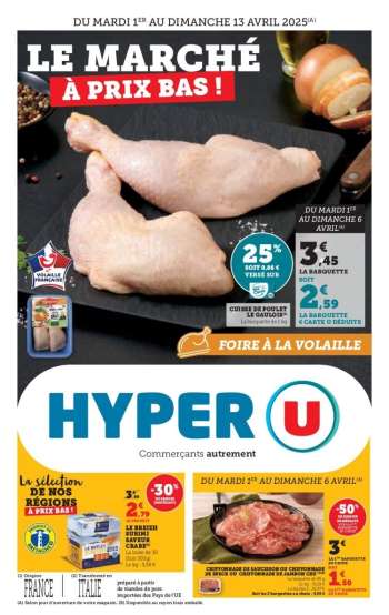 Catalogue HYPER U - 01/04/2025 - 13/04/2025.