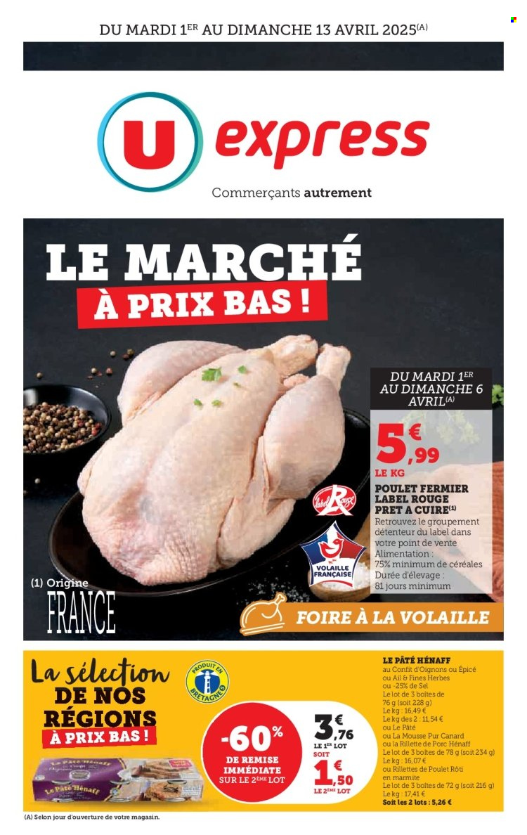 Catalogue U express - 01/04/2025 - 13/04/2025. Page 1