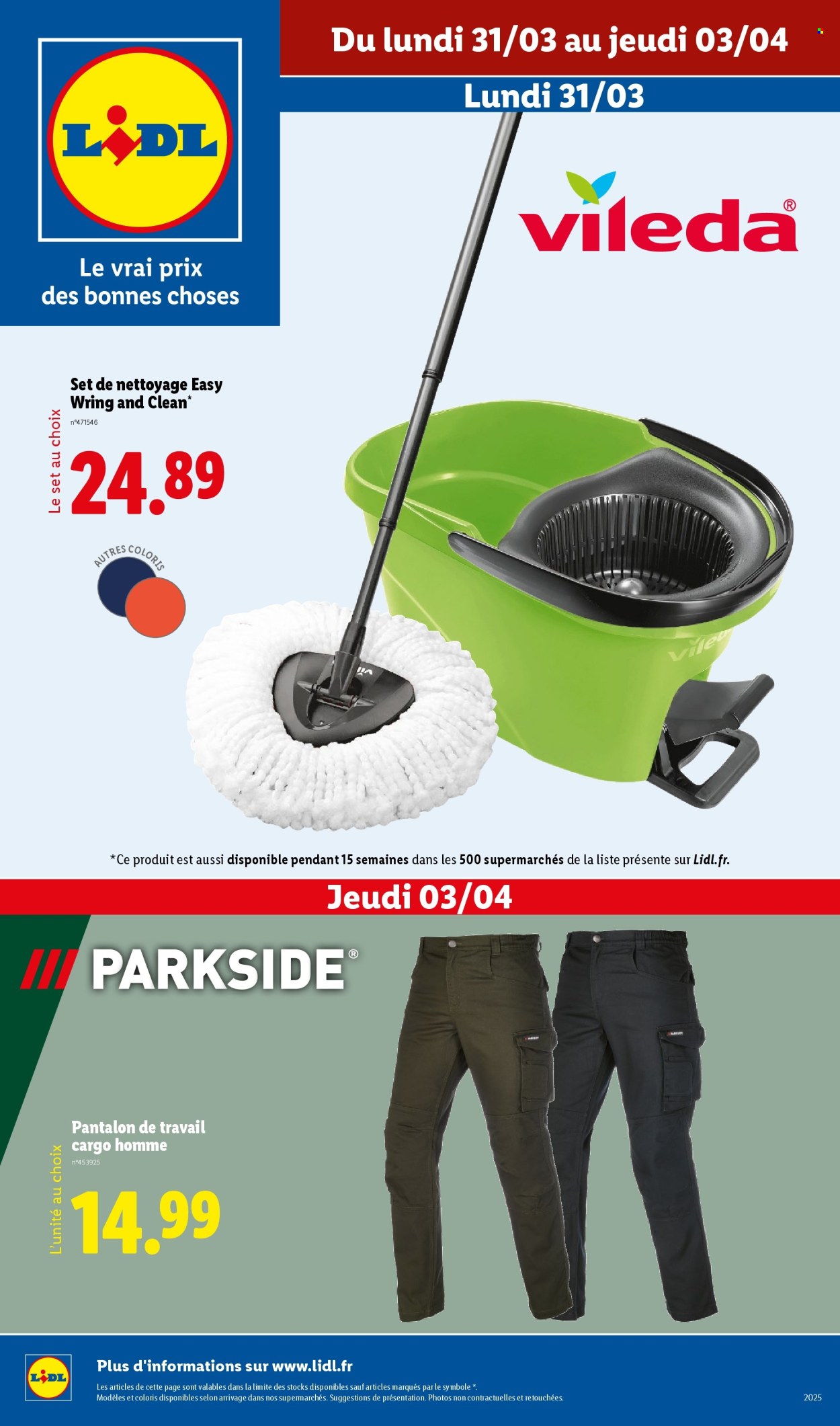 Catalogue Lidl - 31/03/2025 - 03/04/2025. Page 1