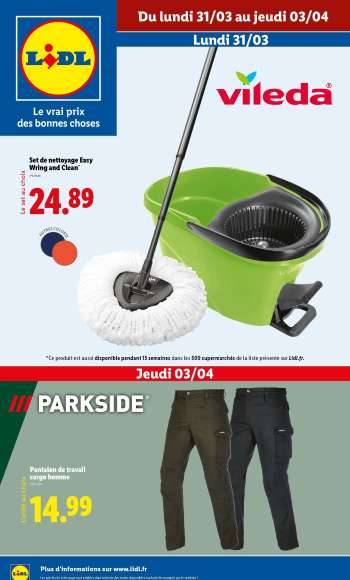 Catalogue Lidl - 31/03/2025 - 03/04/2025.