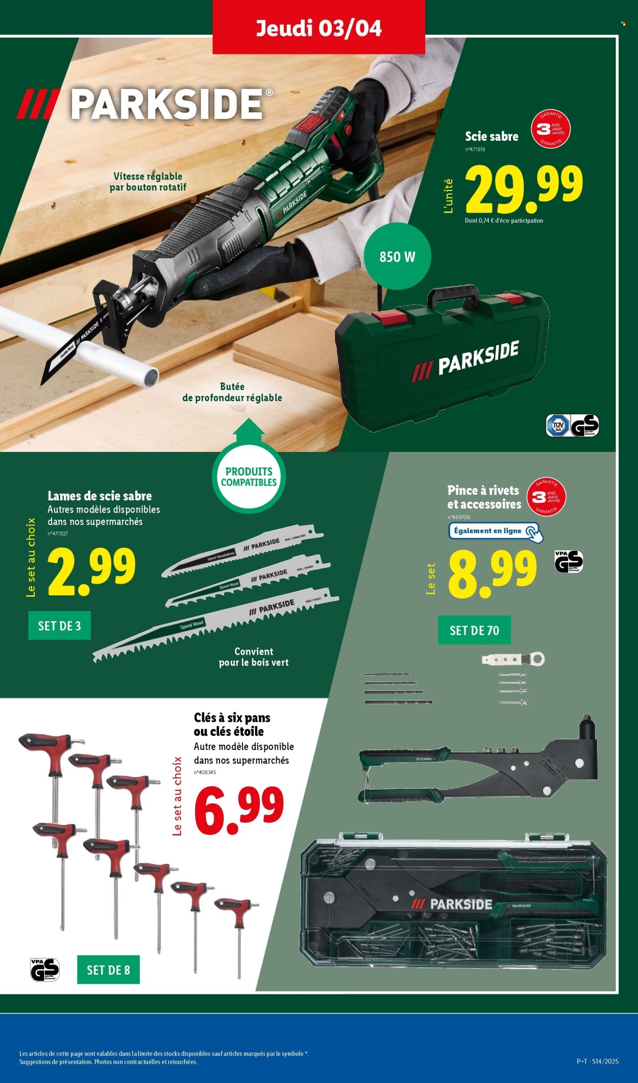 Catalogue Lidl - 31/03/2025 - 03/04/2025. Page 25