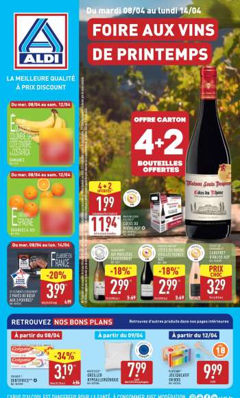 Catalogue ALDI - 08/04/2025 - 14/04/2025.