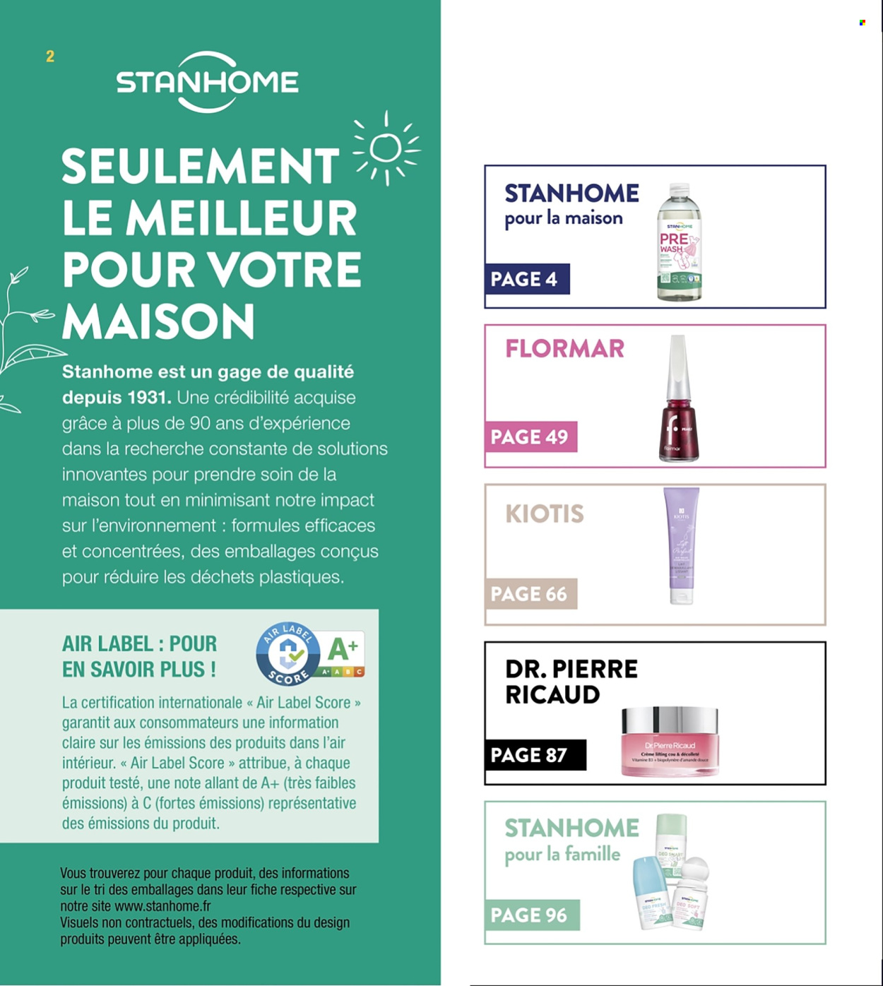 Catalogue Stanhome - 31/03/2025 - 21/04/2025. Page 2