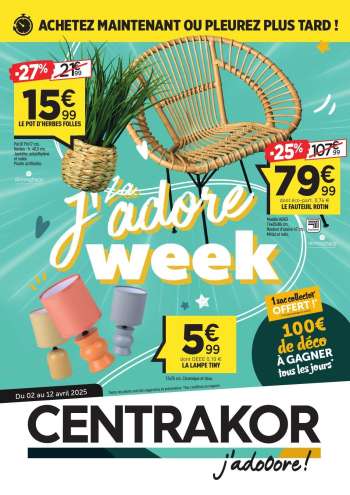 Catalogue Centrakor - 02/04/2025 - 12/04/2025.
