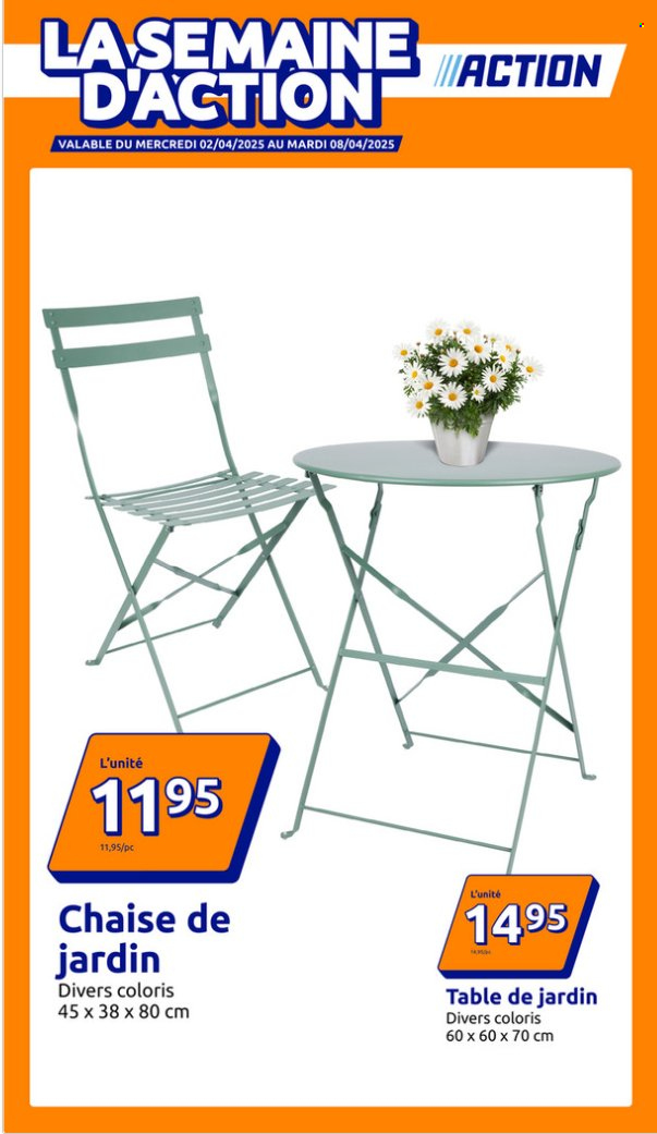 Catalogue Action - 02/04/2025 - 08/04/2025. Page 1