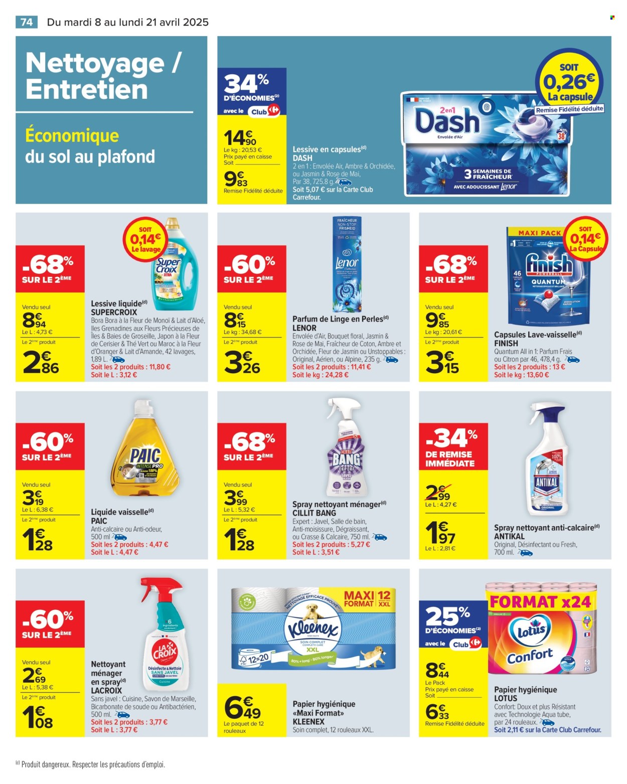 Catalogue Carrefour Hypermarchés - 08/04/2025 - 21/04/2025. Page 76