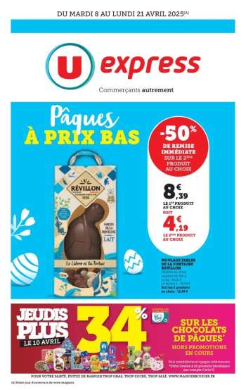 Catalogue U express - 08/04/2025 - 21/04/2025.