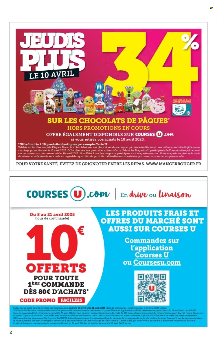 Catalogue SUPER U - 08/04/2025 - 21/04/2025. Page 2