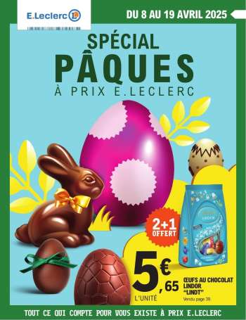 Catalogue E.Leclerc - 08/04/2025 - 19/04/2025.