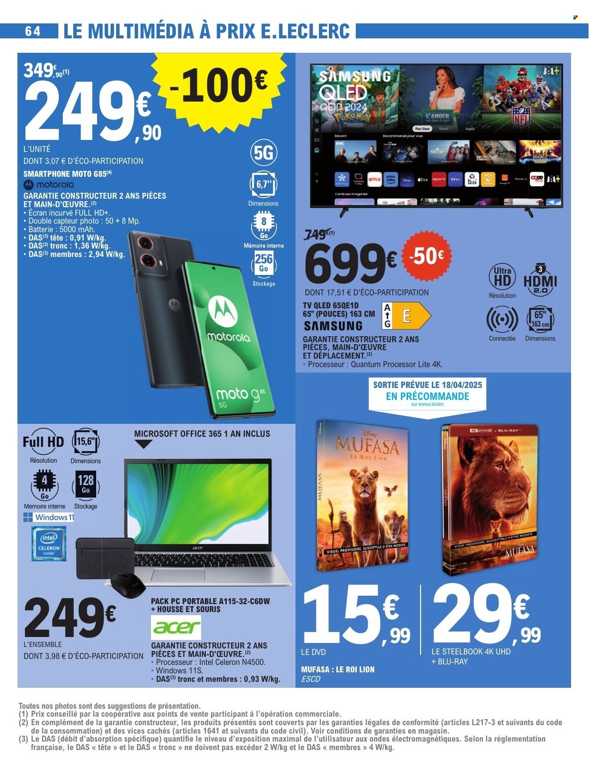 Catalogue E.Leclerc - 08/04/2025 - 19/04/2025. Page 64