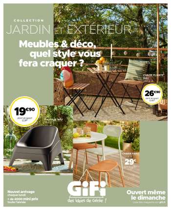 Catalogue GiFi - 15/04/2025 - 05/05/2025.