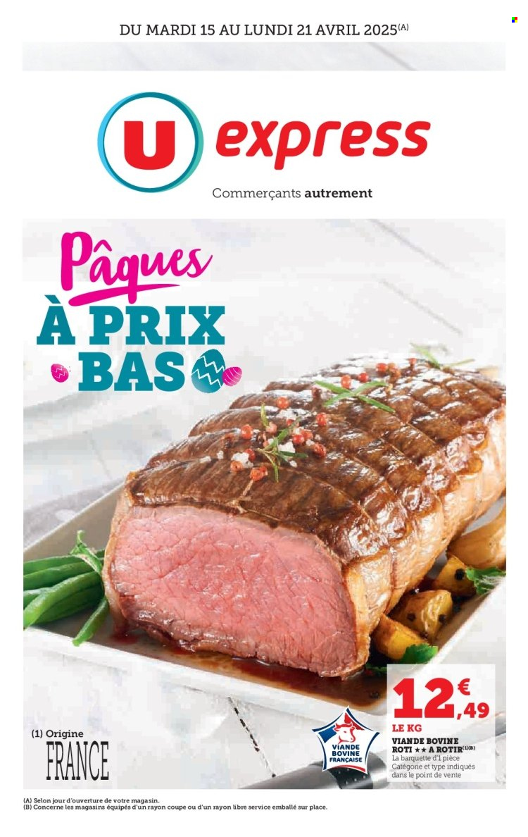 Catalogue U express - 15/04/2025 - 21/04/2025. Page 1